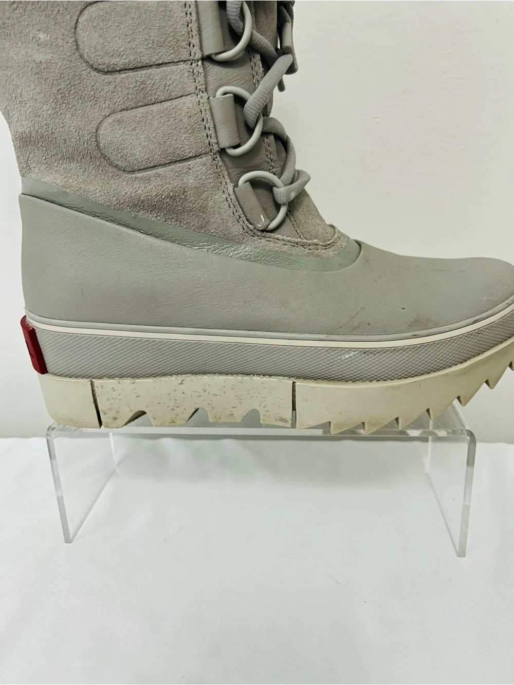 Sorel Joan Of Arctic Next Dove Gray Boots 7.5
